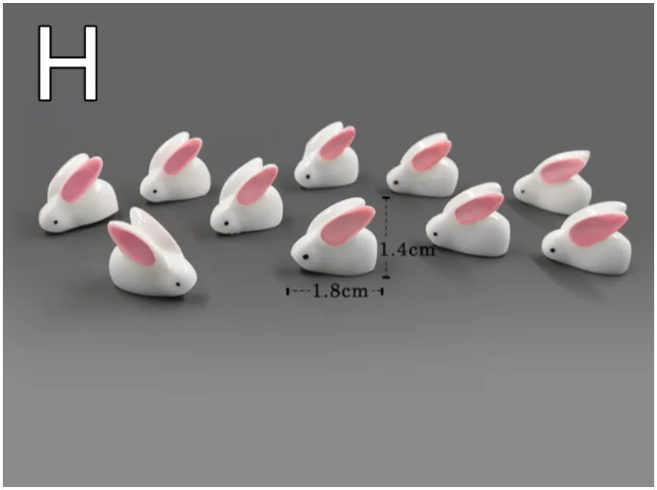 Mini Resin Animal Figurines – DIY Micro-Landscape Decor