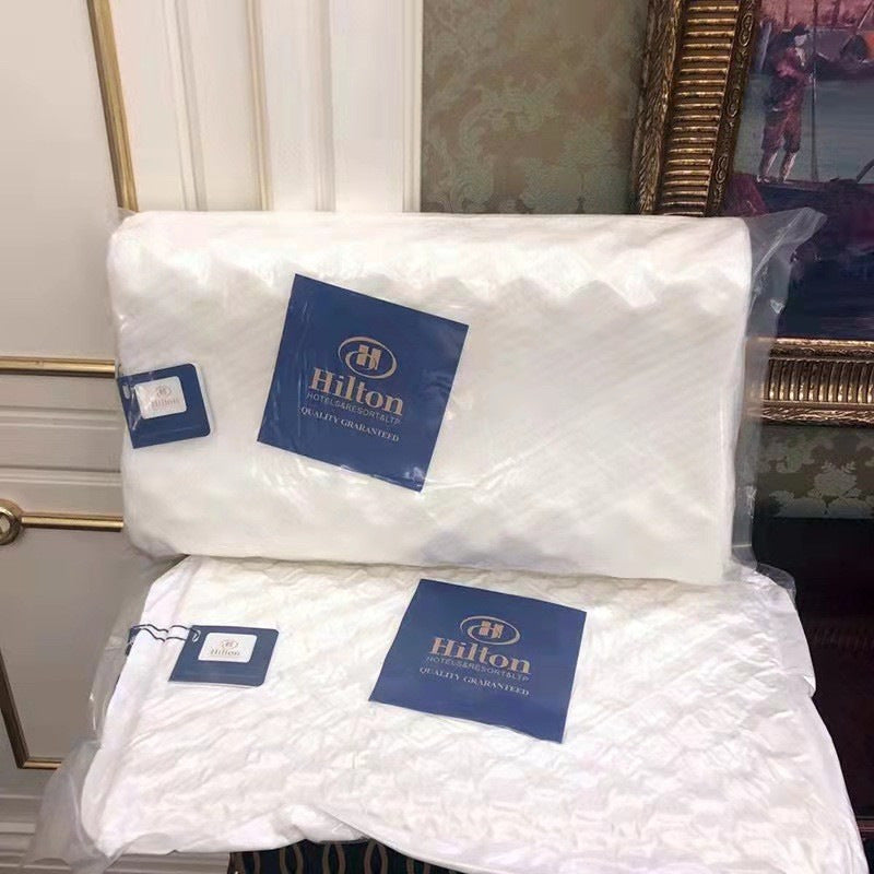 Hilton Natural Latex Pillows for Neck Support (Pair)