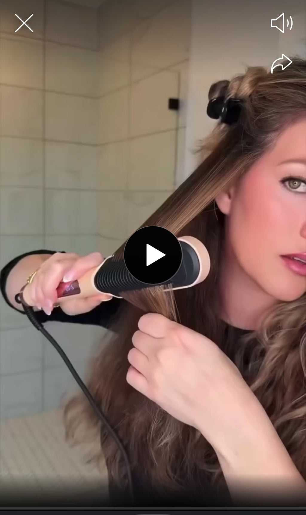 TYMO 2-in-1 Hair Straightener and Curler with Auto Lock